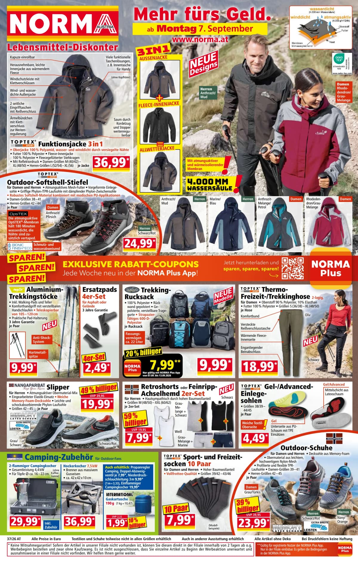 Seite 1 des Norma Flugblatts – Norma (KW37)