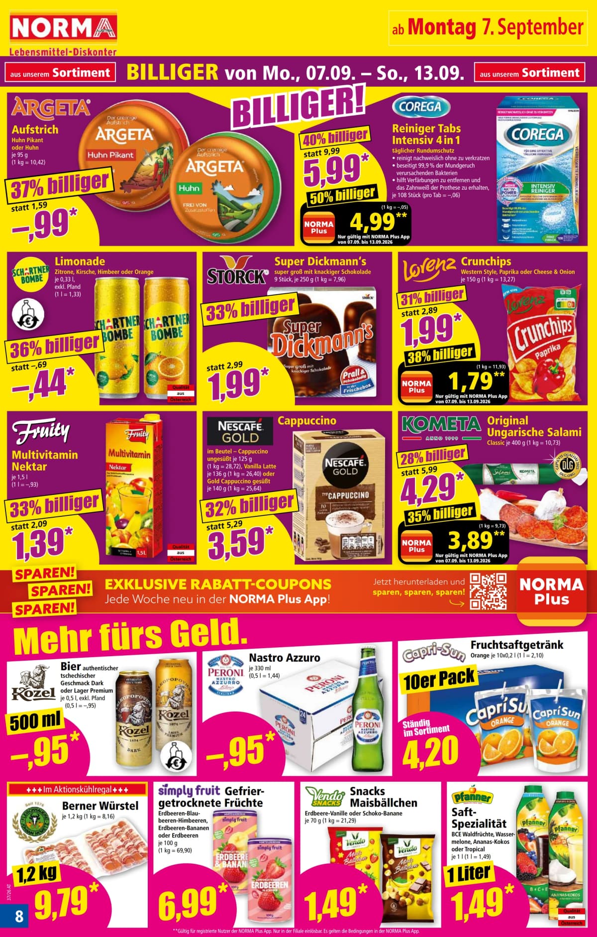 Seite 8 des Norma Flugblatts – Norma (KW37)