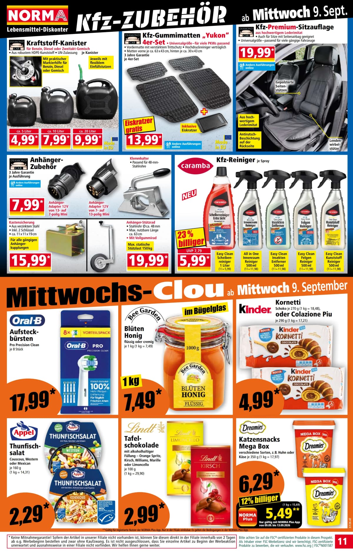 Seite 11 des Norma Flugblatts – Norma (KW37)