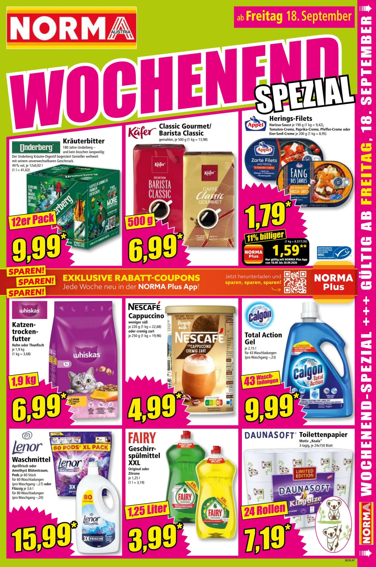 Seite 17 des Norma Flugblatts – Aktuelle Angebote ab 08.09.2026.