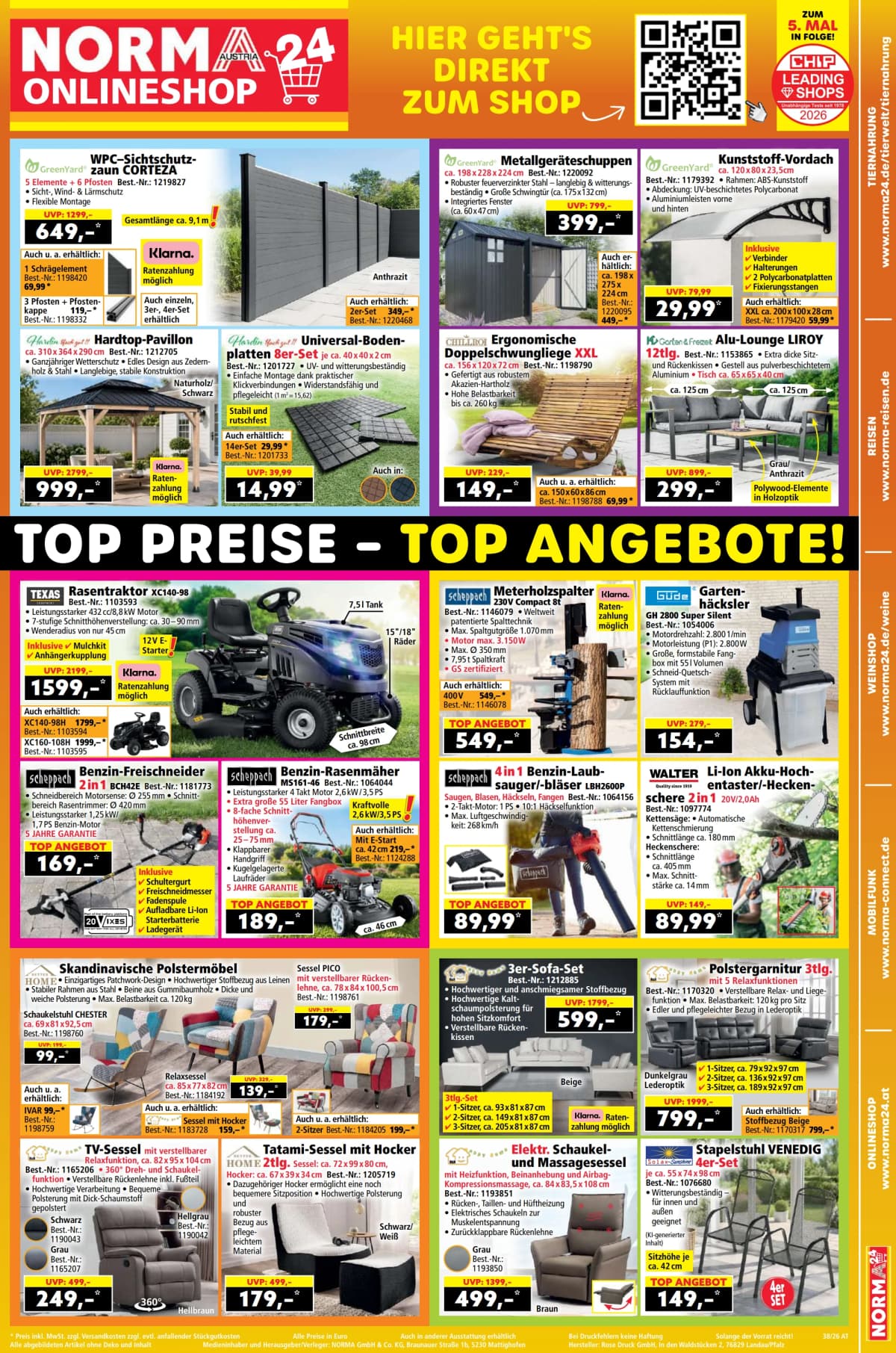 Seite 19 des Norma Flugblatts – Aktuelle Angebote ab 08.09.2026.