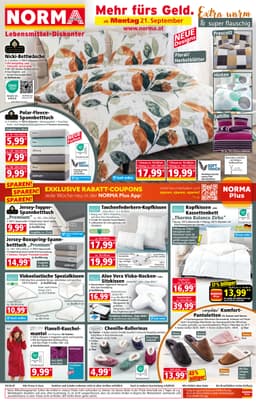 Seite 1 des Norma Prospekts Aktuelle Angebote