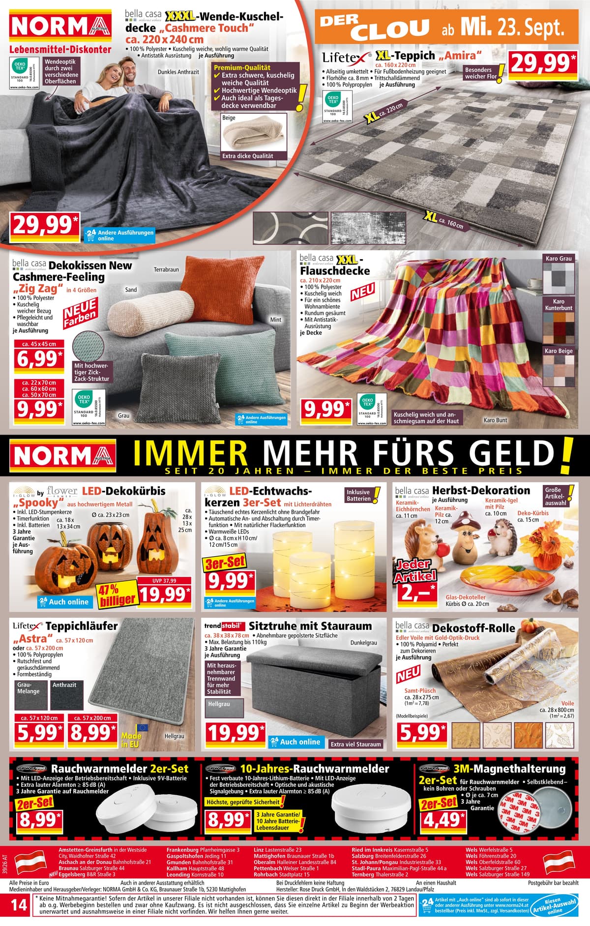 Seite 14 des Norma Flugblatts – Aktuelle Angebote