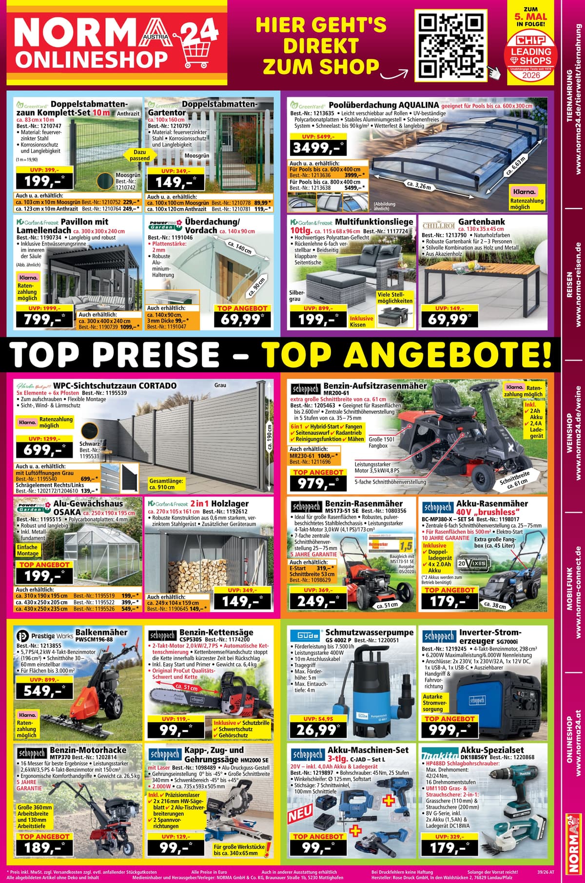 Seite 17 des Norma Flugblatts – Aktuelle Angebote