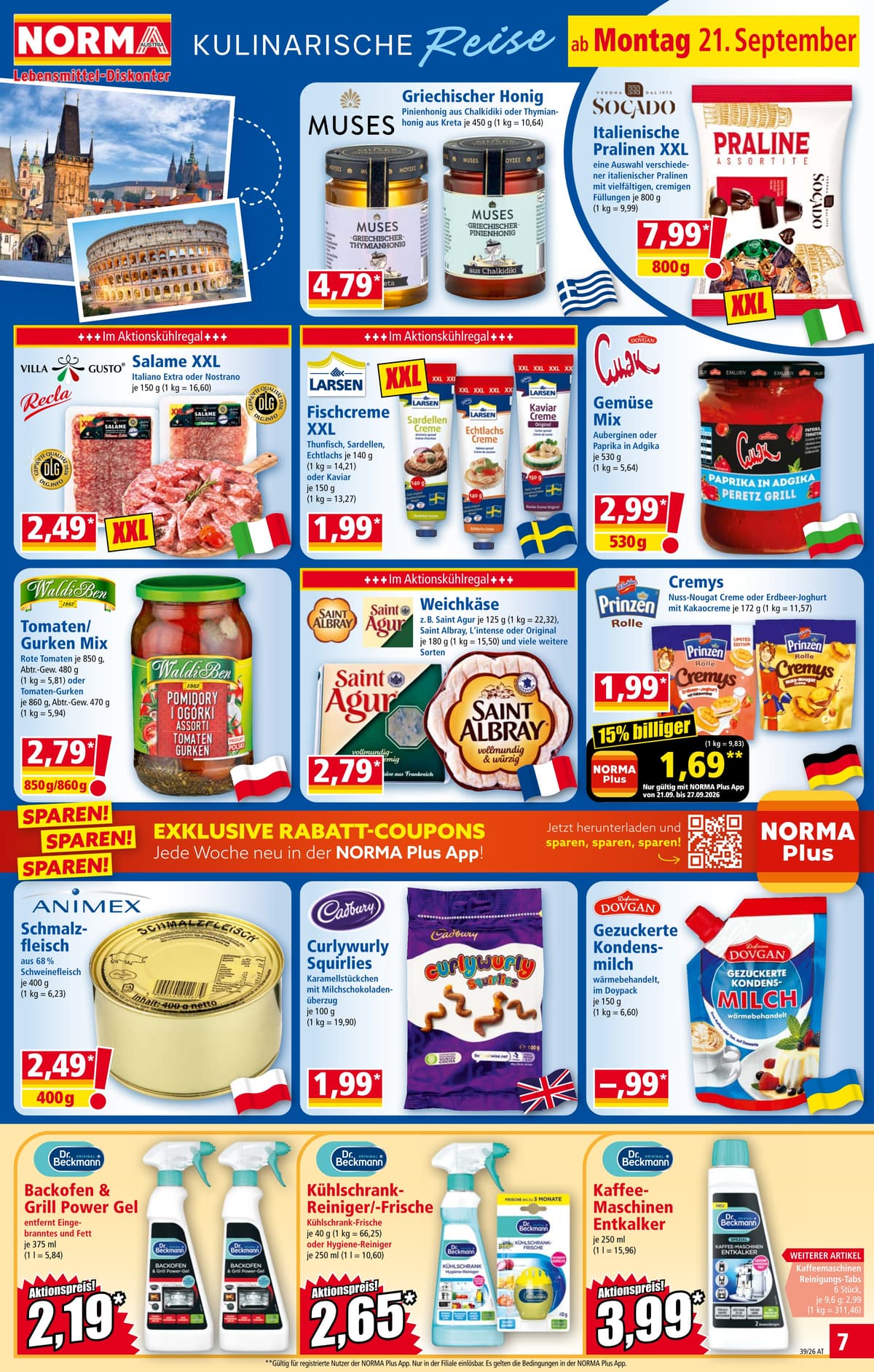 Seite 7 des Norma Flugblatts – Aktuelle Angebote