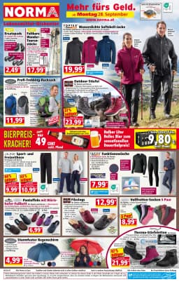 Seite 1 des Norma Prospekts Aktuelle Angebote