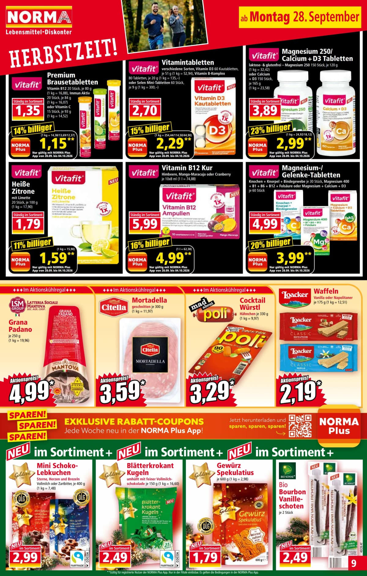 Seite 9 des Norma Flugblatts – Aktuelle Angebote