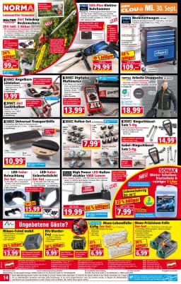 Seite 14 des Norma Prospekts Aktuelle Angebote