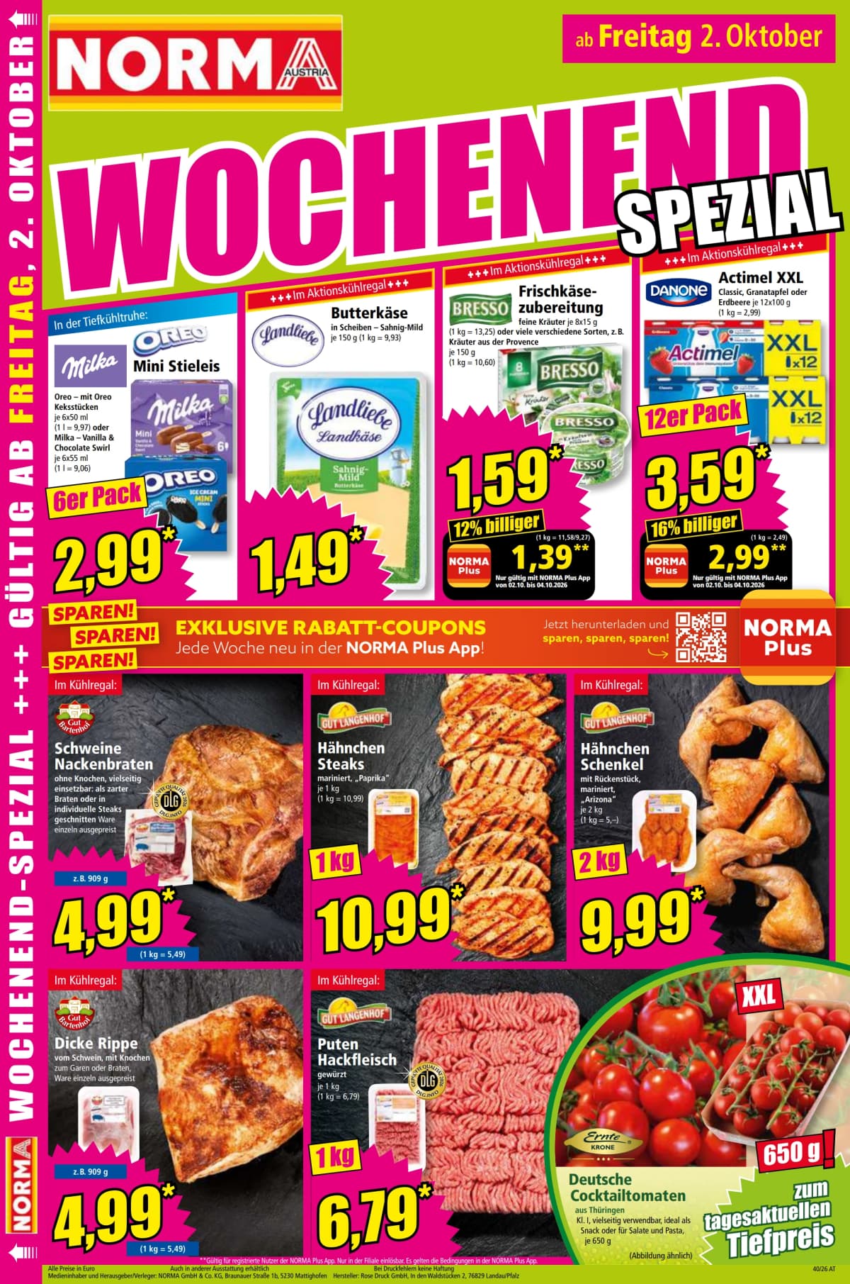 Seite 16 des Norma Flugblatts – Aktuelle Angebote