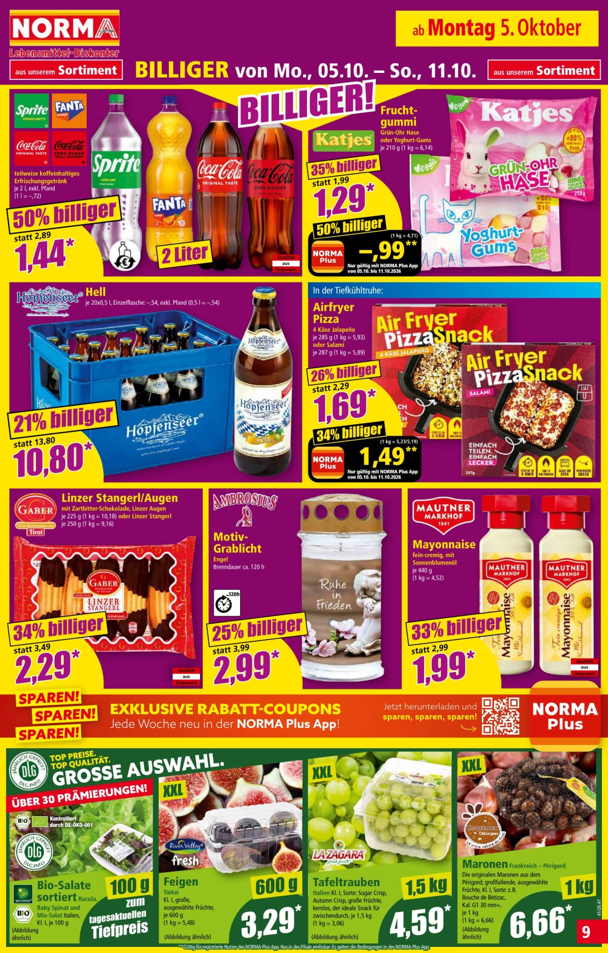 Seite 9 des Norma Flugblatts – Aktuelle Angebote