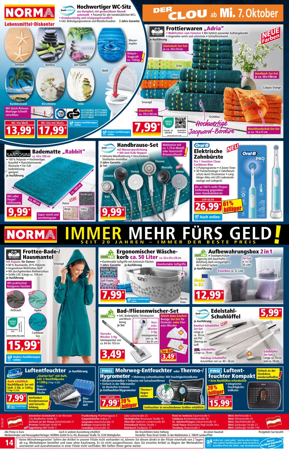 Seite 14 des Norma Flugblatts – Aktuelle Angebote
