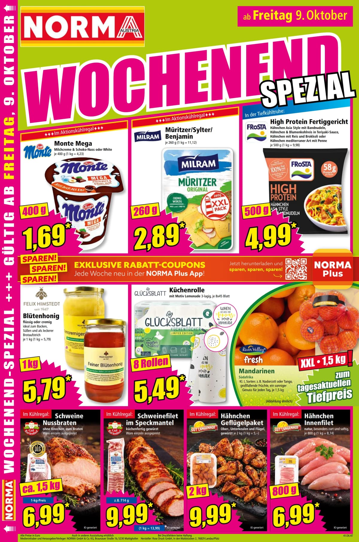 Seite 18 des Norma Flugblatts – Aktuelle Angebote