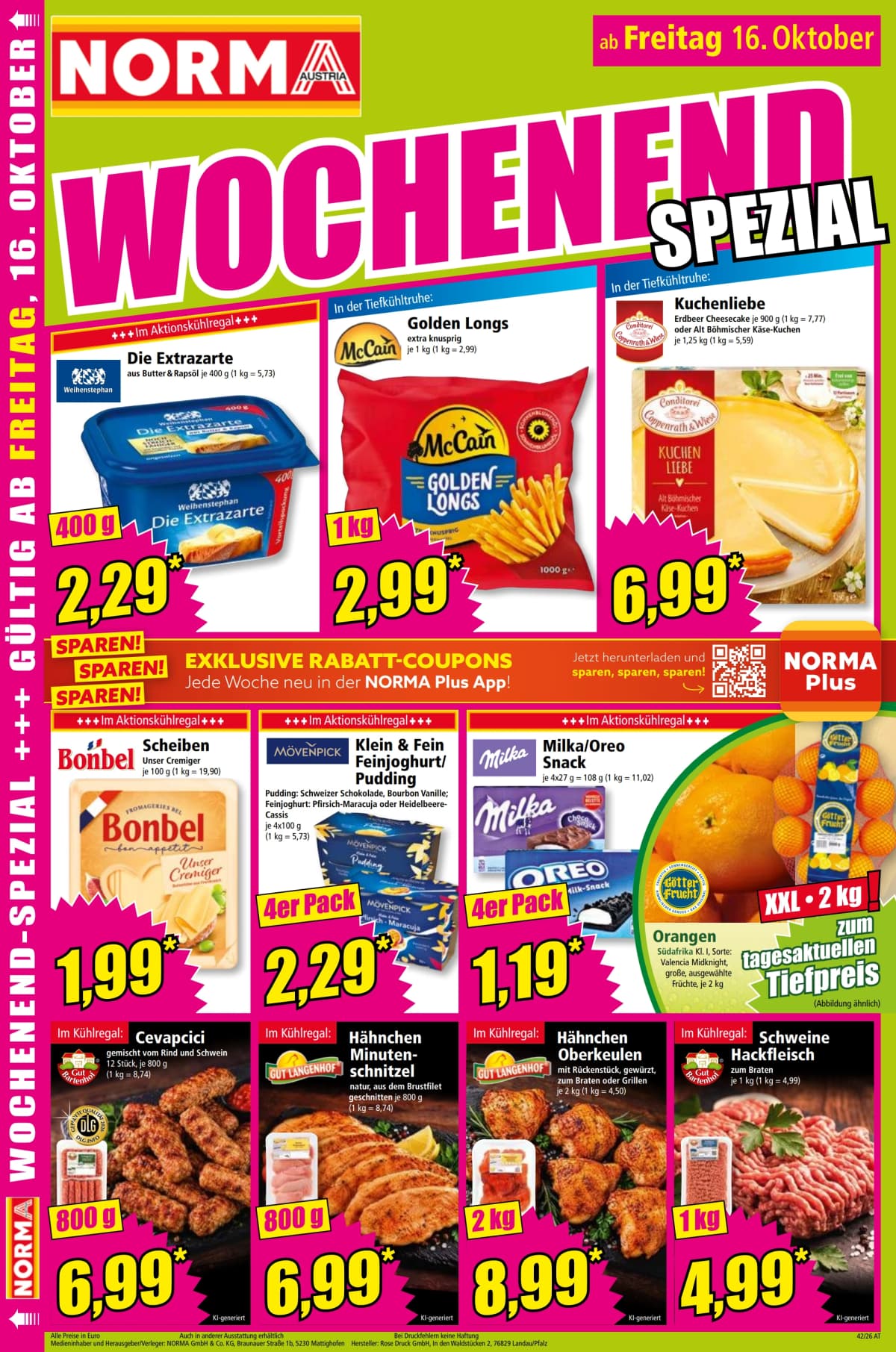 Seite 16 des Norma Flugblatts – Aktuelle Angebote