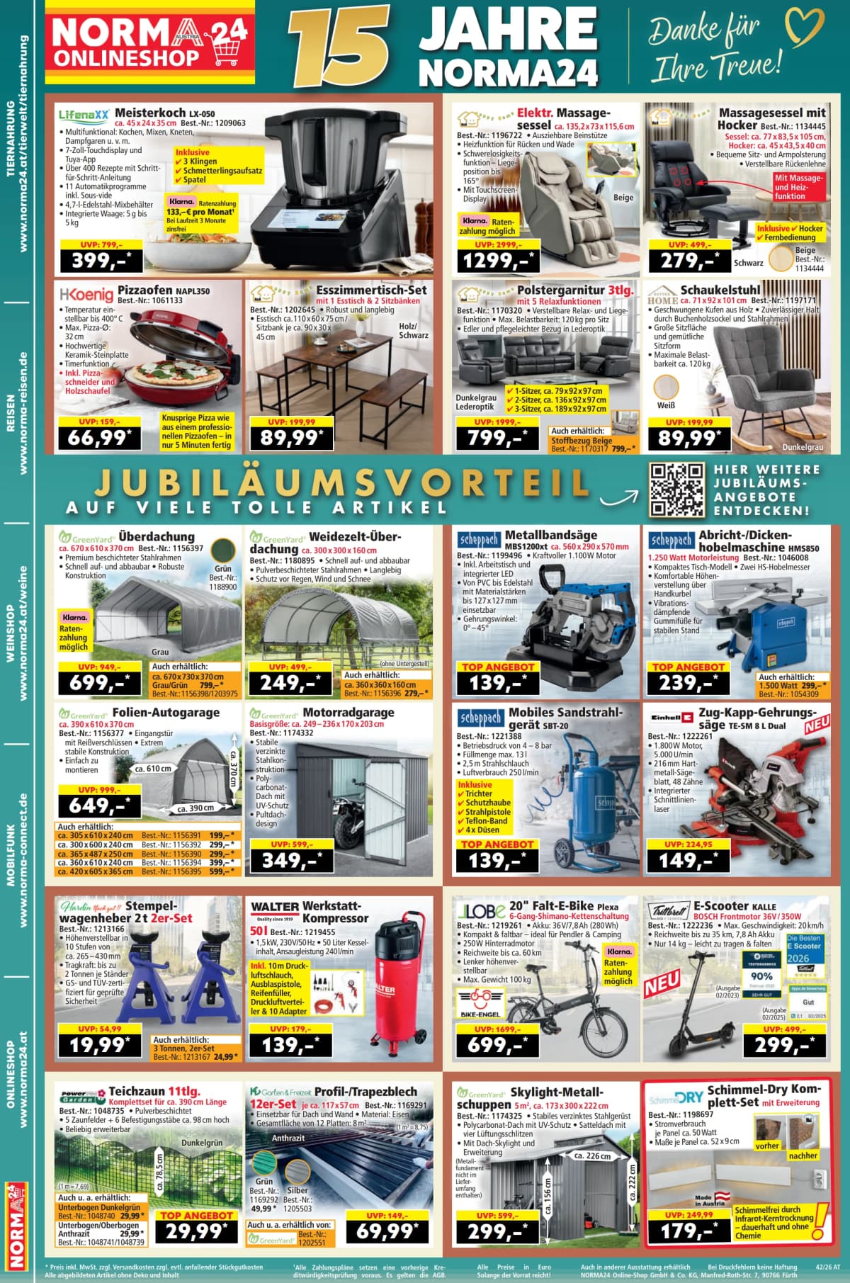 Seite 18 des Norma Flugblatts – Aktuelle Angebote