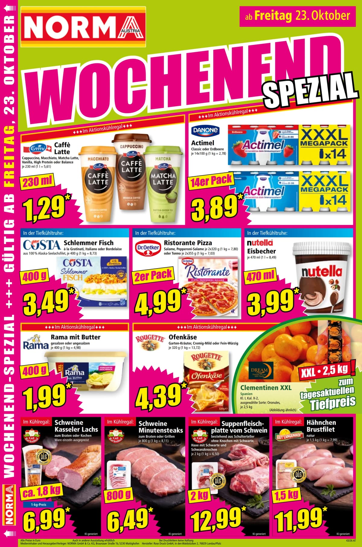 Seite 16 des Norma Flugblatts – Aktuelle Angebote