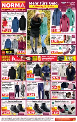 Seite 1 des Norma Prospekts Aktuelle Angebote