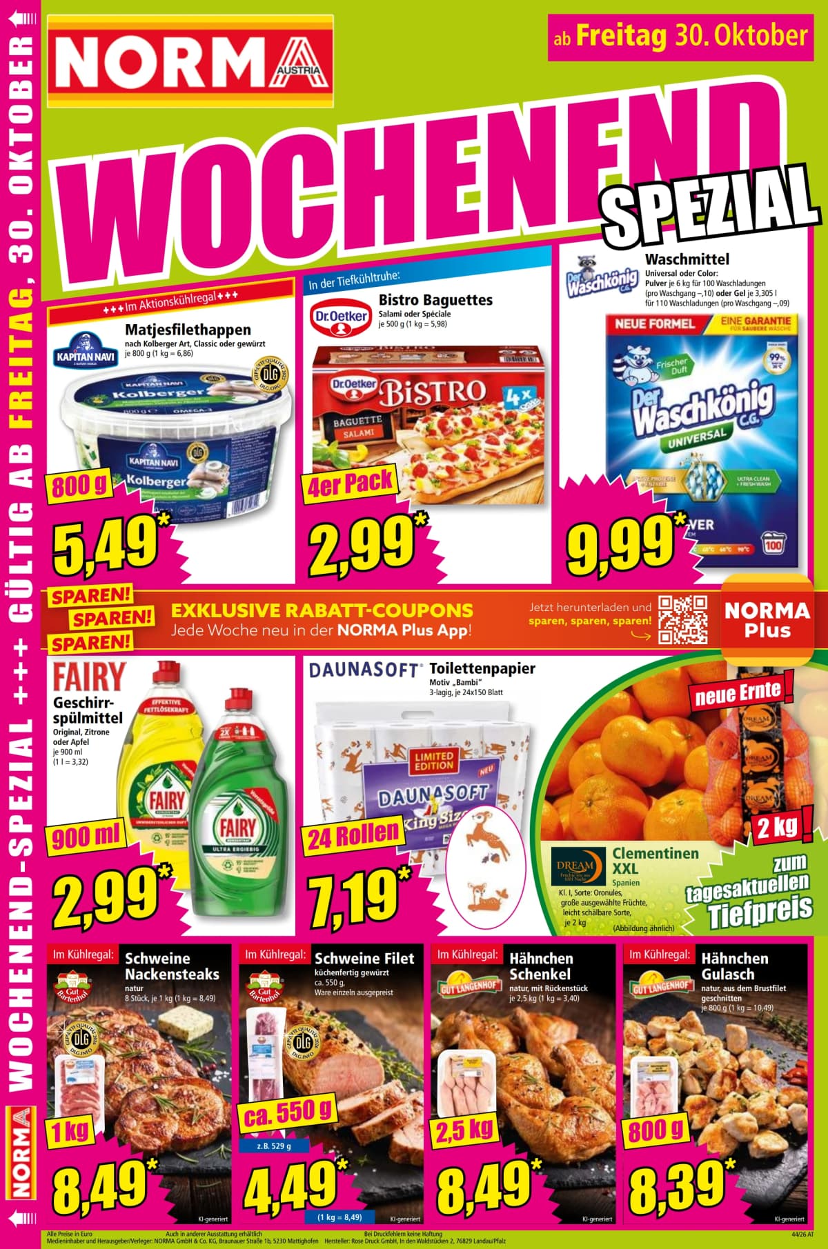 Seite 16 des Norma Flugblatts – Aktuelle Angebote