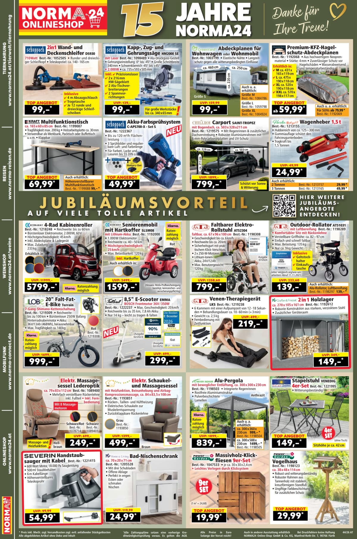 Seite 18 des Norma Flugblatts – Aktuelle Angebote