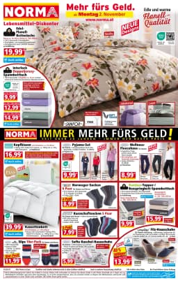 Seite 1 des Norma Prospekts Aktuelle Angebote