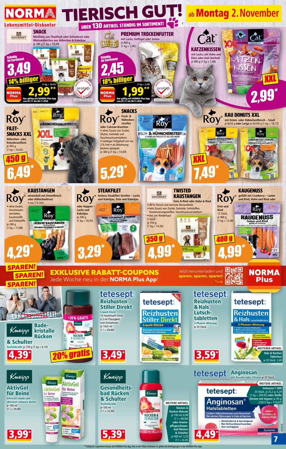 Seite 7 des Norma Flugblatts – Aktuelle Angebote