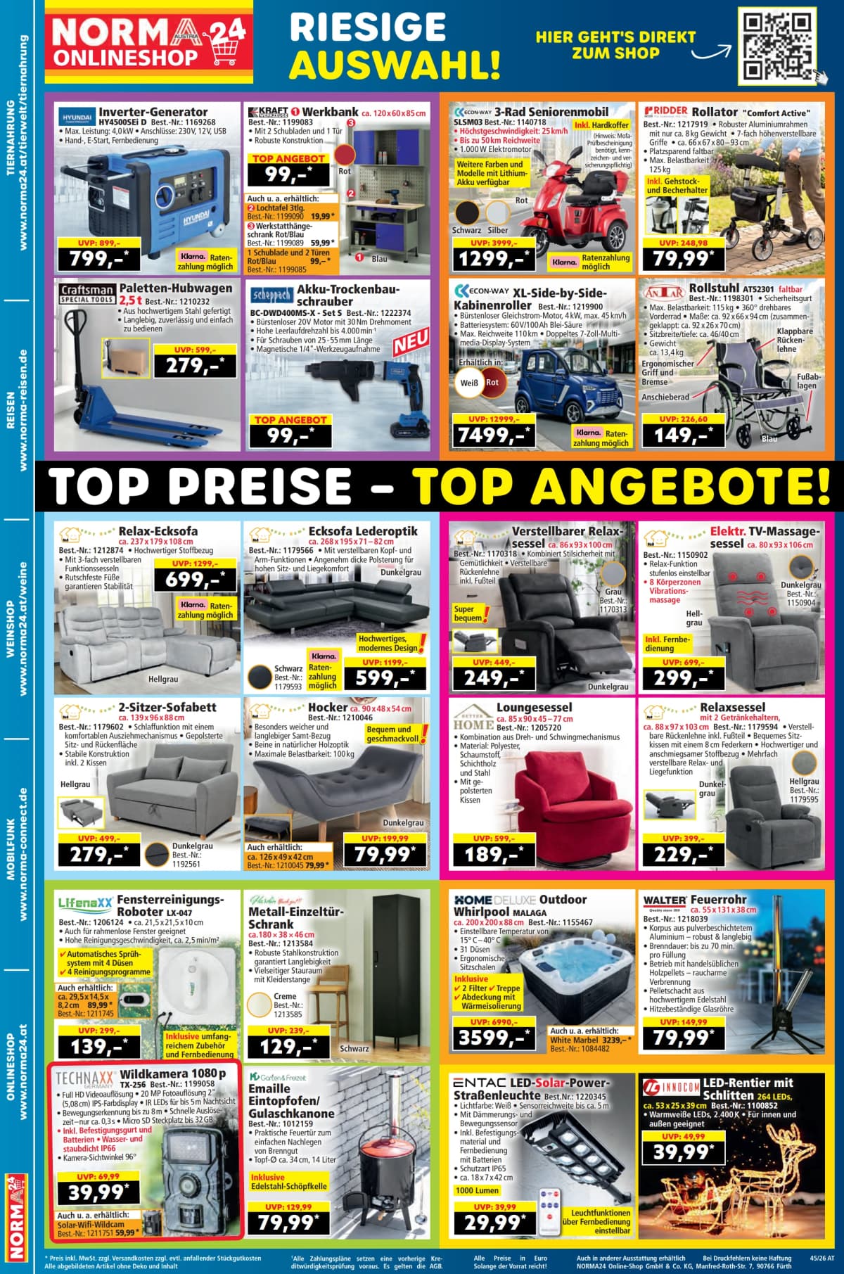 Seite 20 des Norma Flugblatts – Aktuelle Angebote