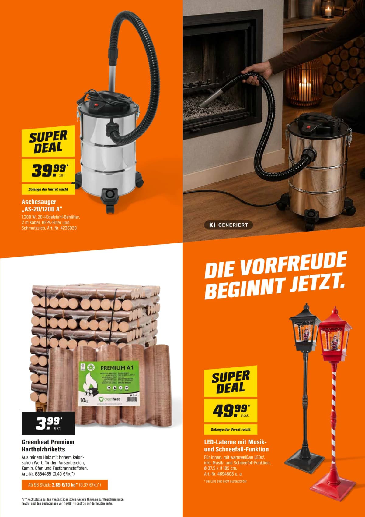 Seite 5 des Obi Flugblatts – Super Deals October