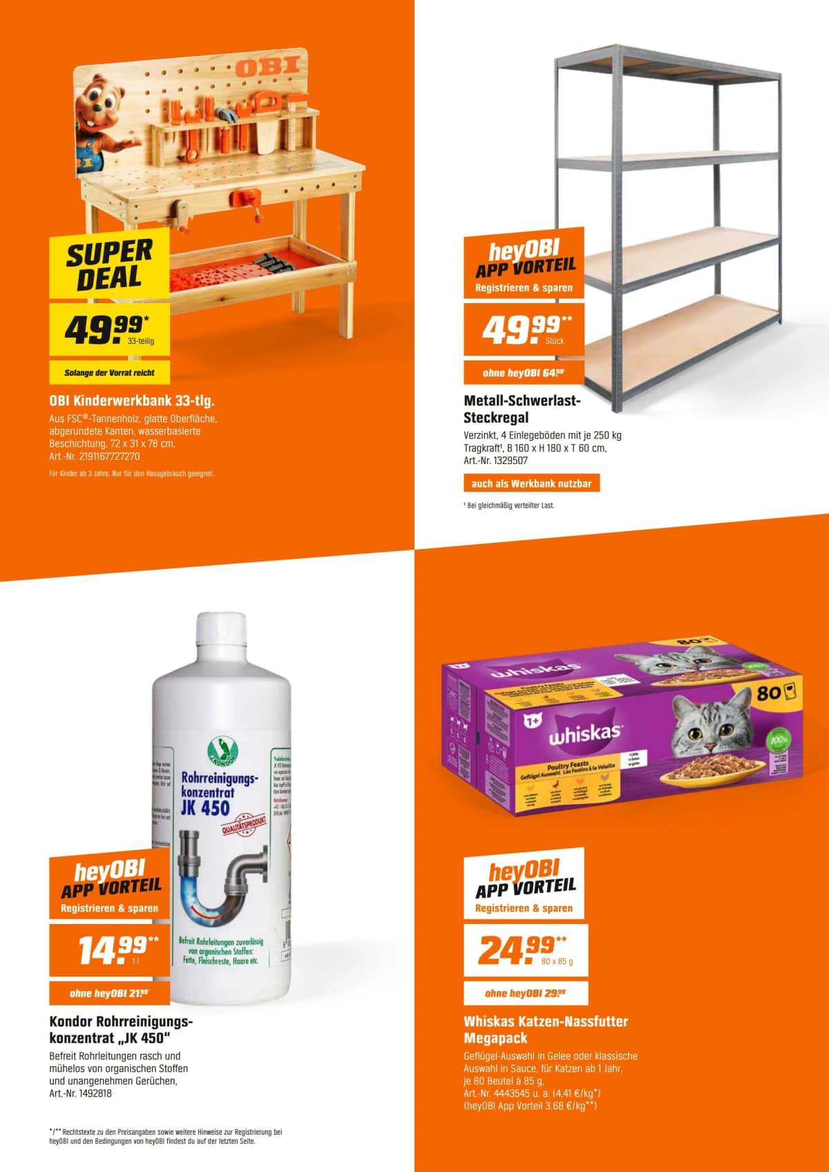 Seite 11 des Obi Flugblatts – Super Deals October