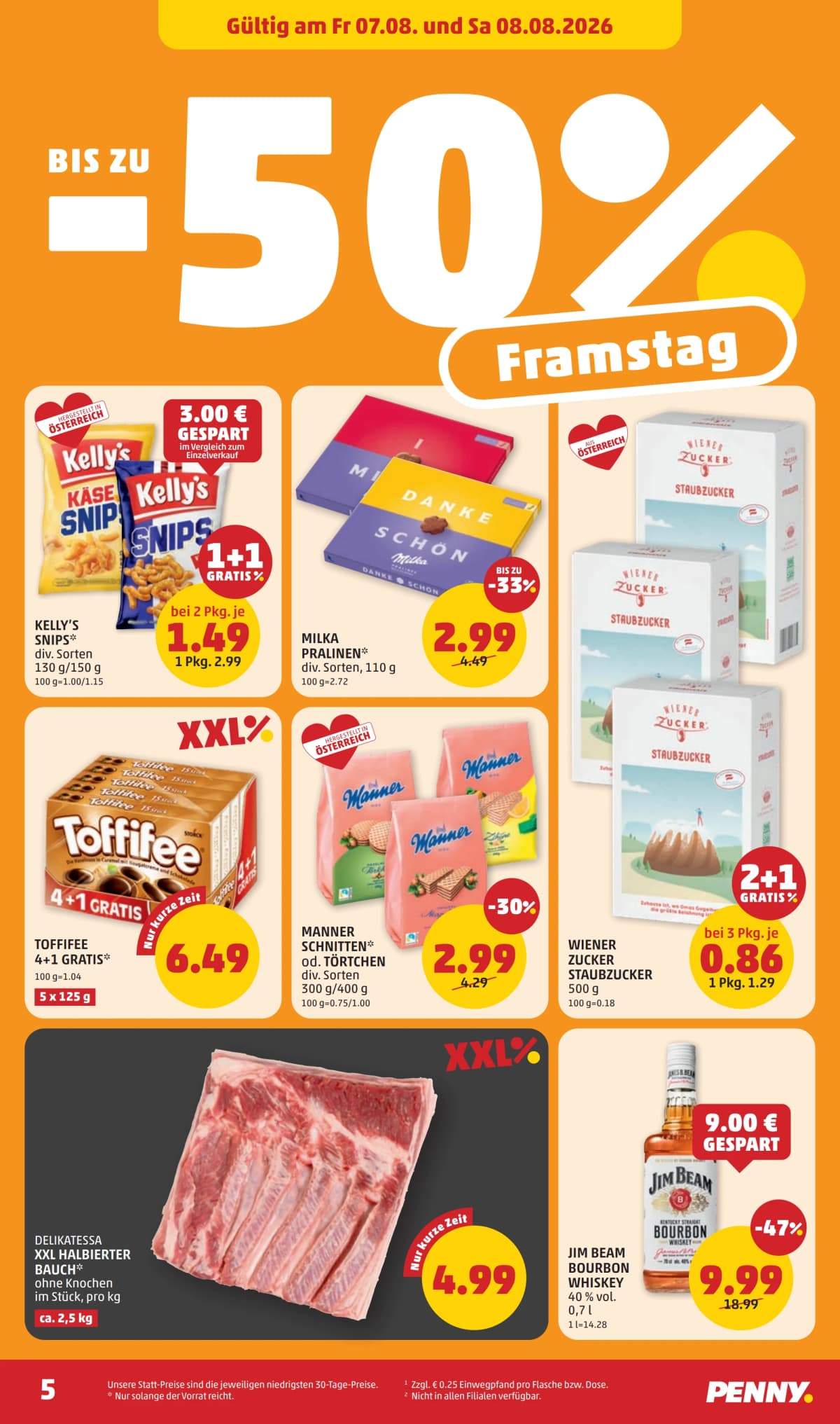 Seite 5 des Penny Flugblatts – Aktuelle Angebote ab 23.08.2026.