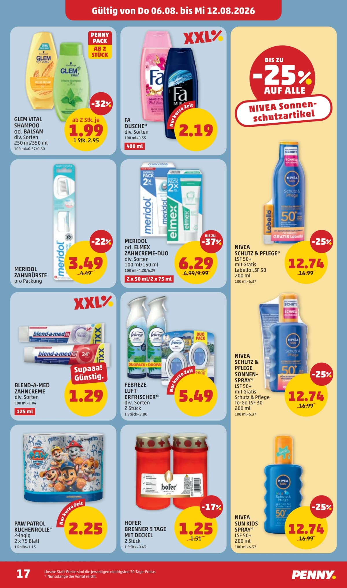 Seite 17 des Penny Flugblatts – Aktuelle Angebote ab 23.08.2026.