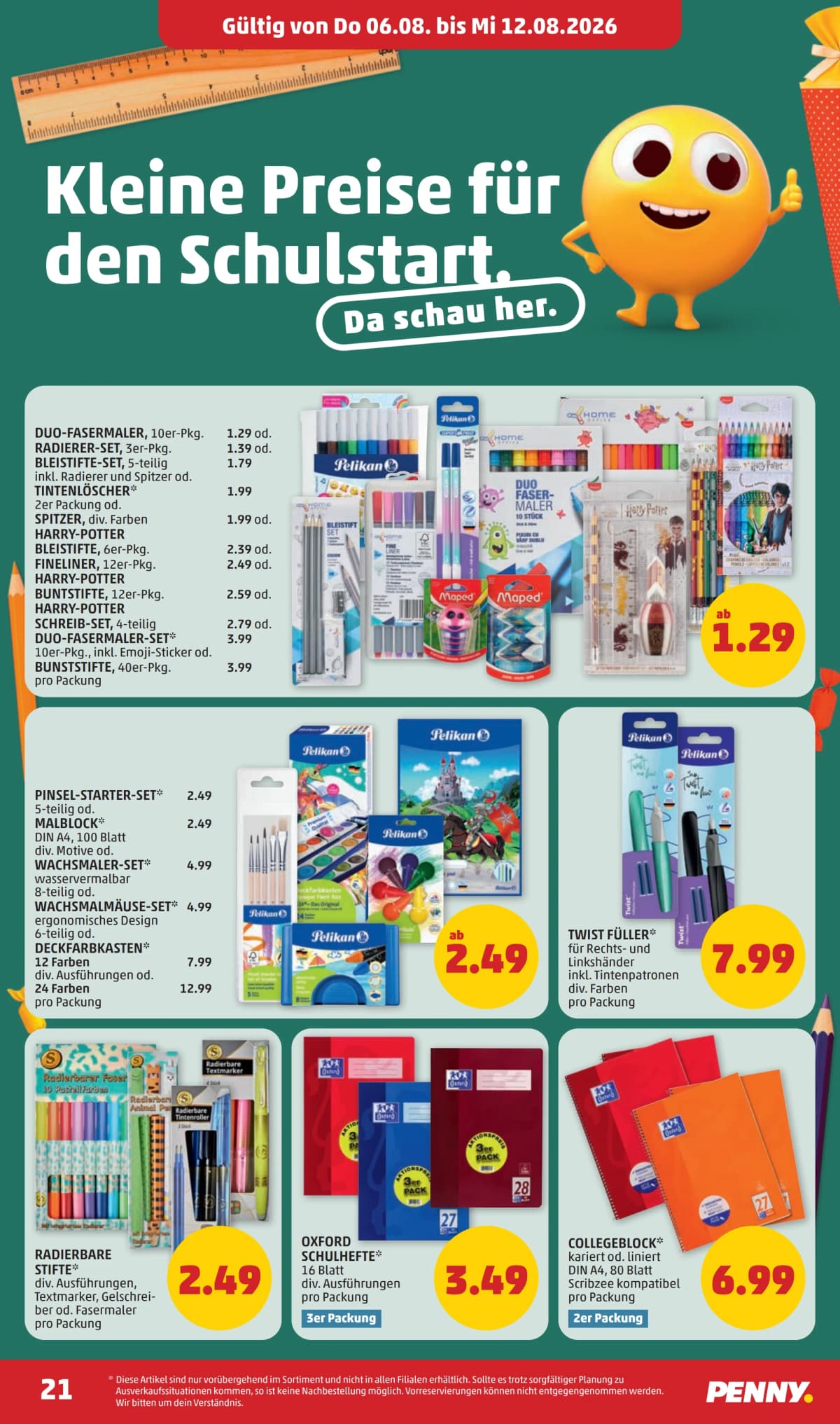 Seite 21 des Penny Flugblatts – Aktuelle Angebote ab 23.08.2026.