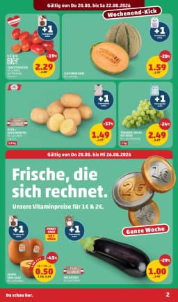 Seite 2 des Penny Prospekts Aktuelle Angebote