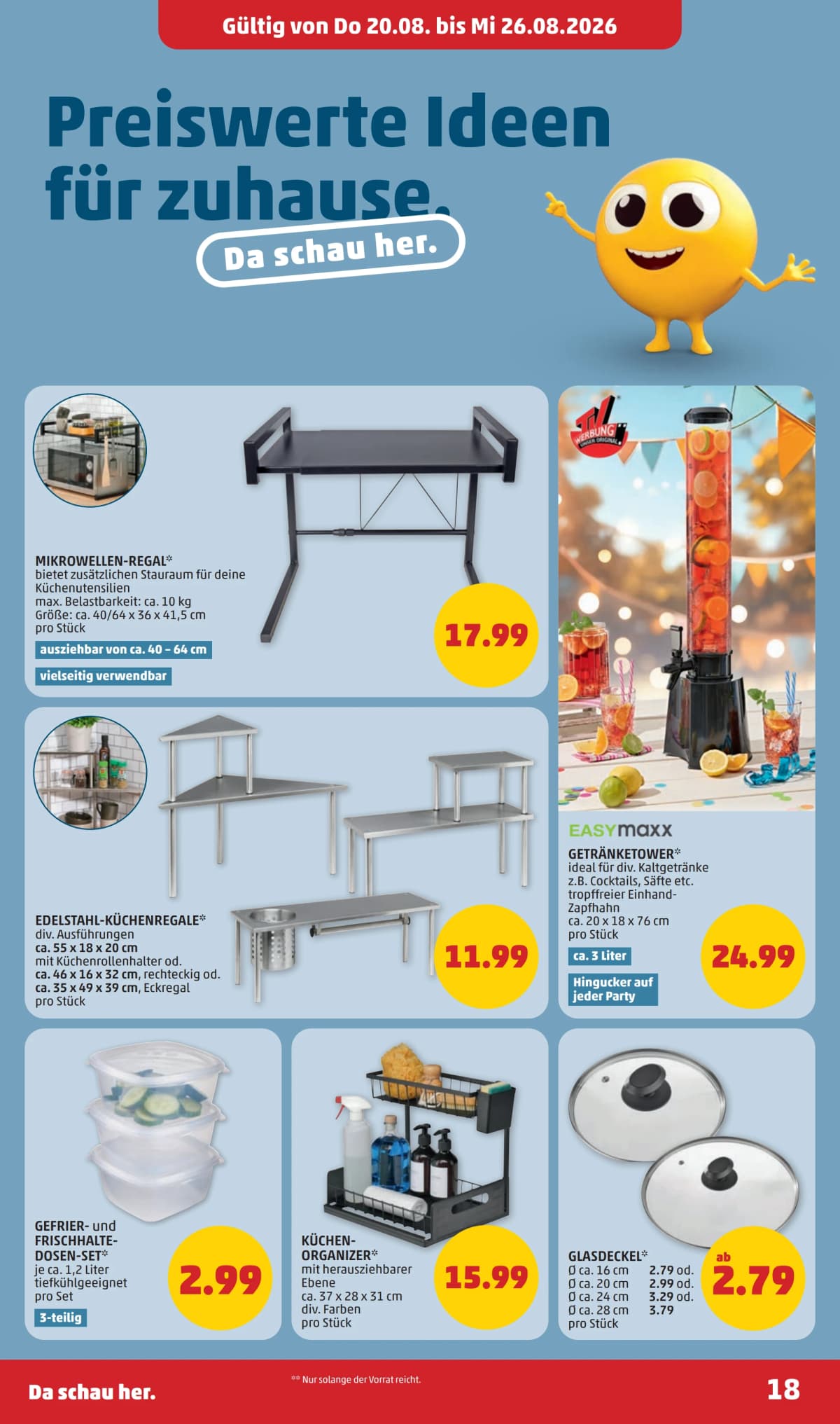 Seite 18 des Penny Flugblatts – Aktuelle Angebote ab 23.08.2026.