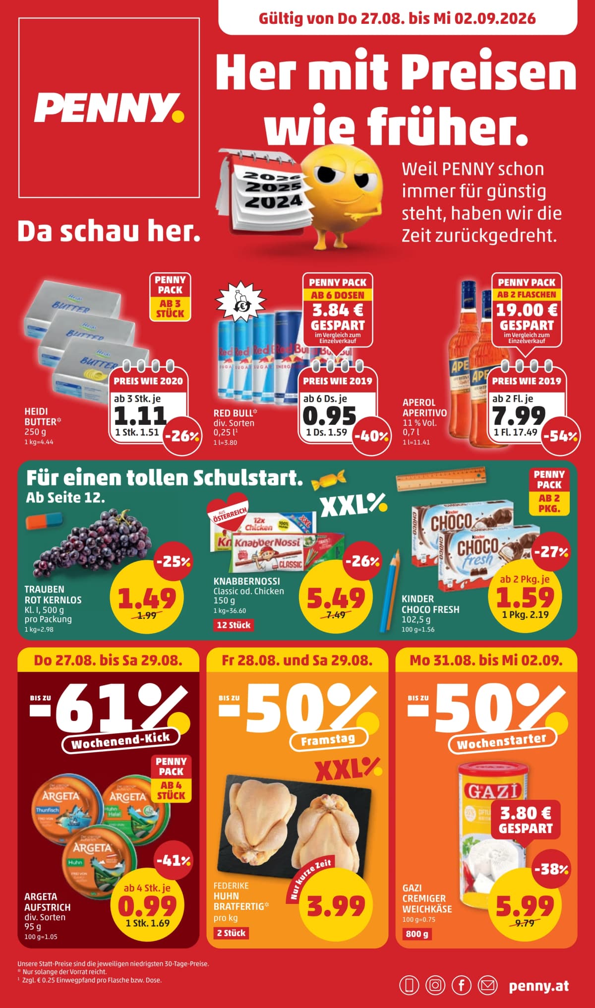 Seite 1 des Penny Flugblatts – Aktuelle Angebote ab 09.09.2026.