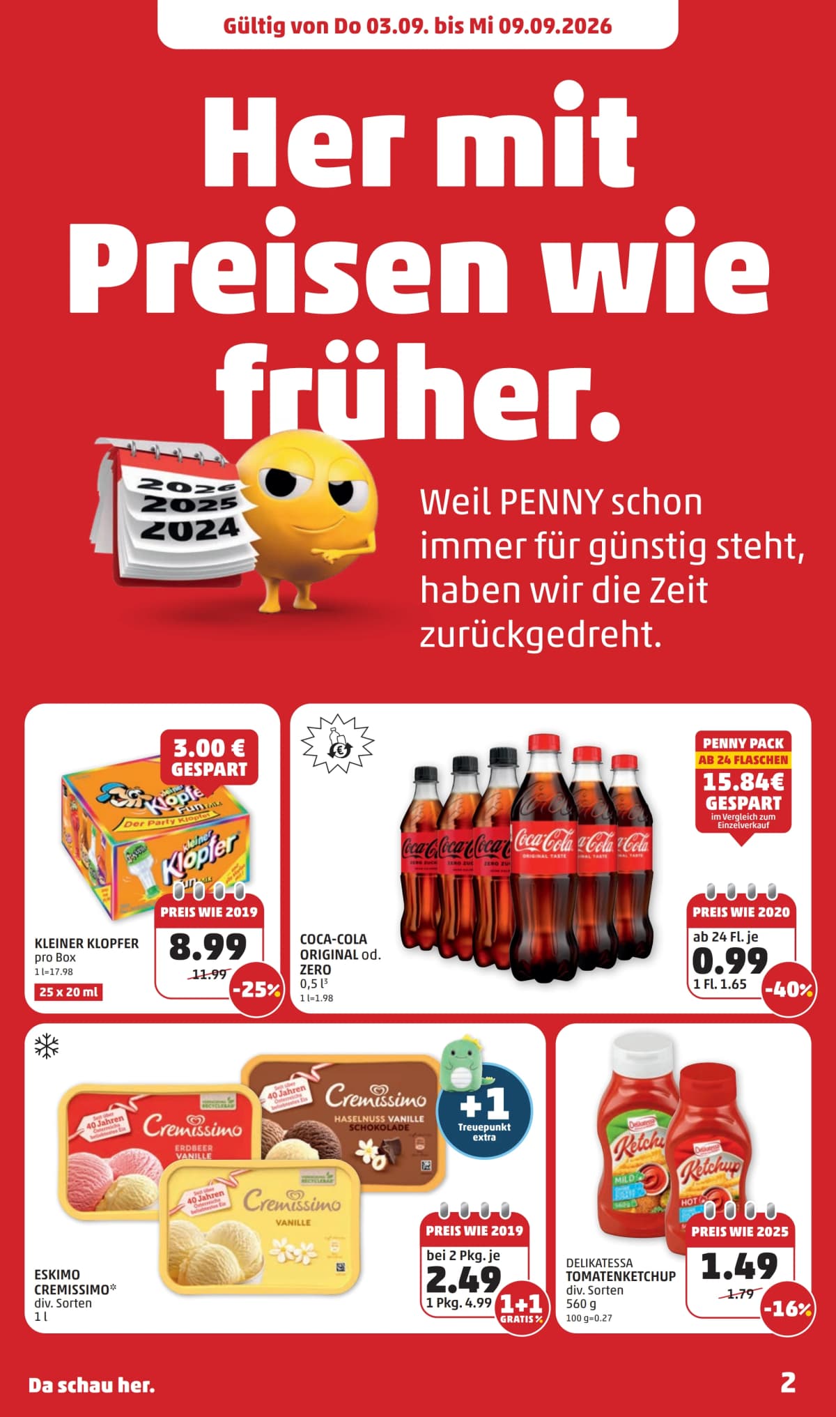 Seite 2 des Penny Flugblatts – Aktuelle Angebote