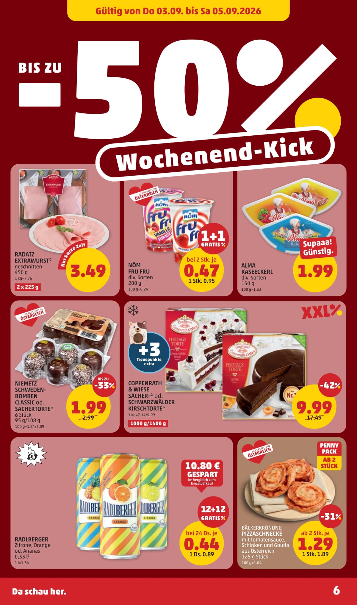 Seite 6 des Penny Flugblatts – Aktuelle Angebote ab 09.09.2026.