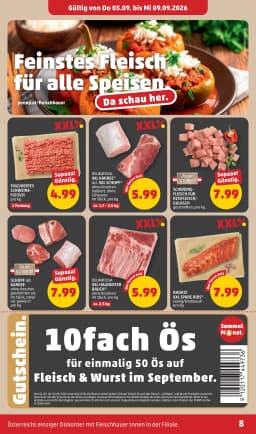 Seite 8 des Penny Prospekts Aktuelle Angebote