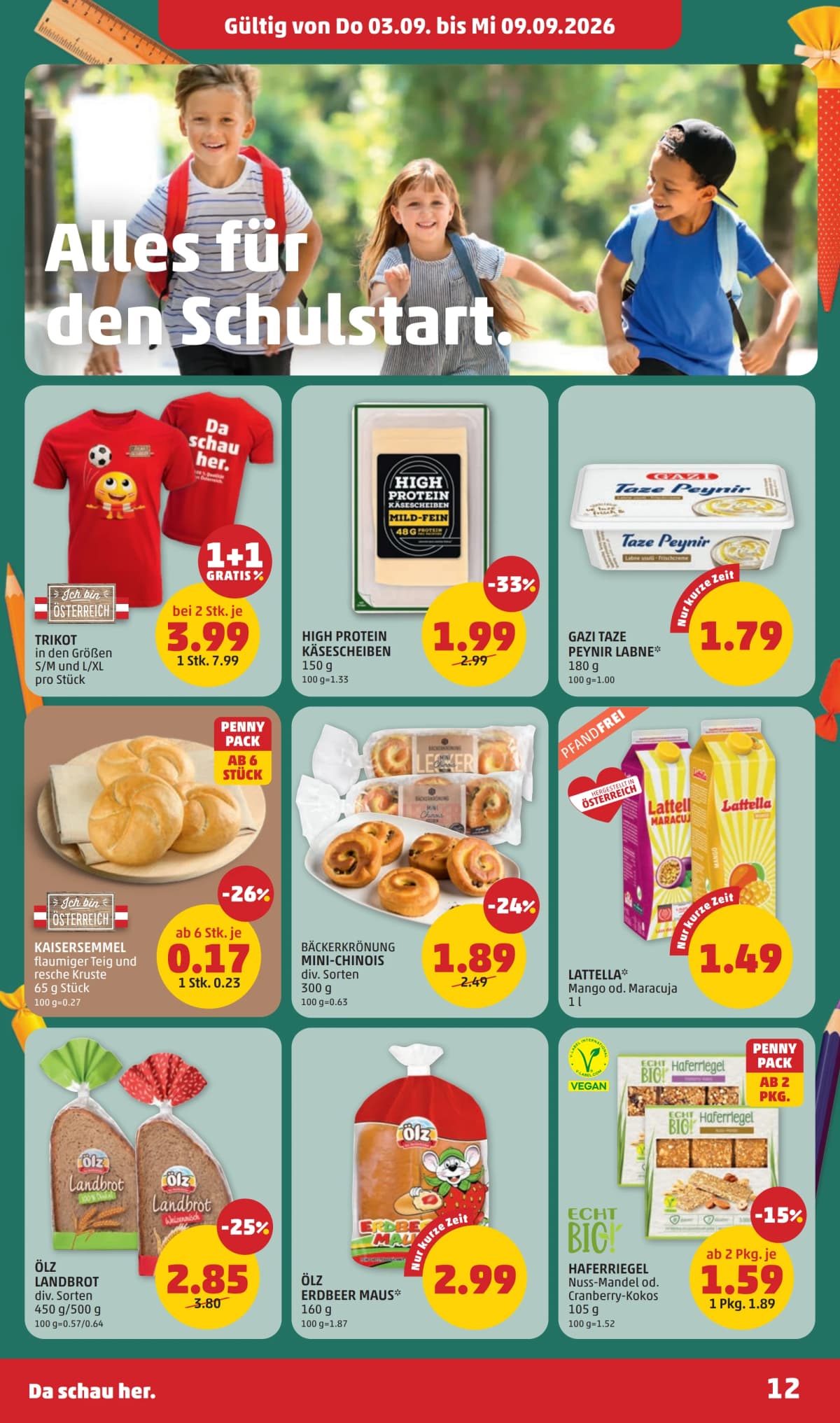 Seite 12 des Penny Flugblatts – Aktuelle Angebote