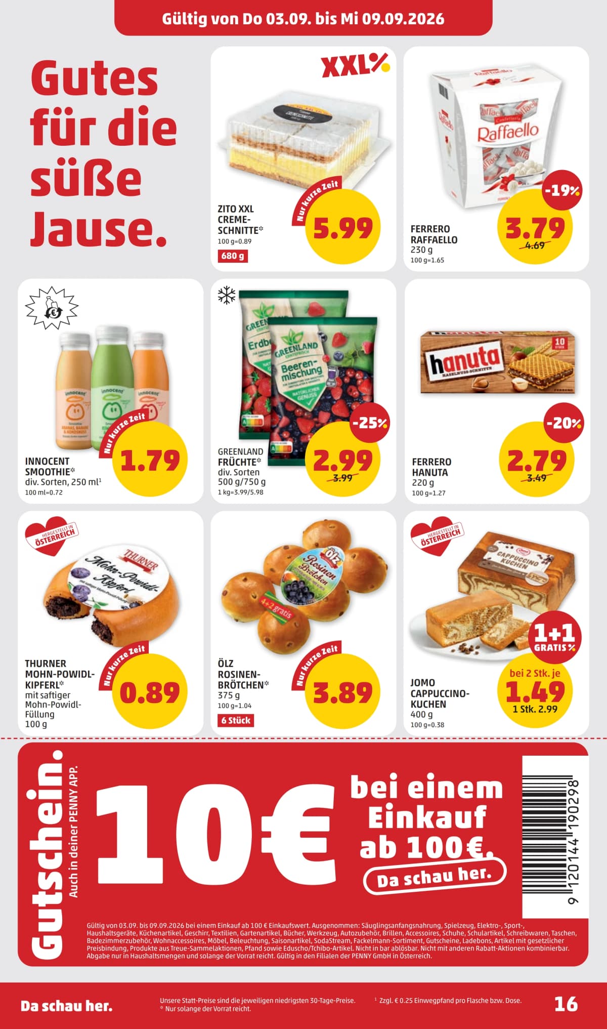 Seite 16 des Penny Flugblatts – Aktuelle Angebote
