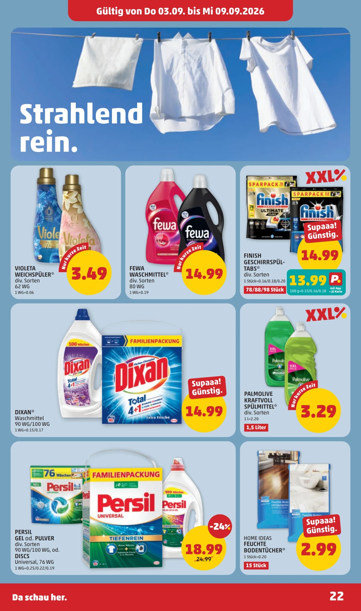 Seite 22 des Penny Flugblatts – Aktuelle Angebote