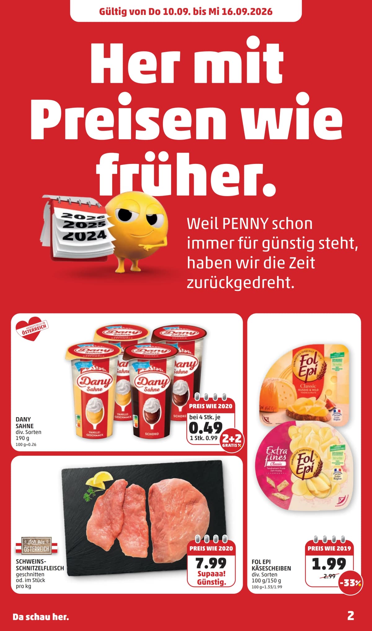 Seite 2 des Penny Flugblatts – Aktuelle Angebote ab 08.09.2026.