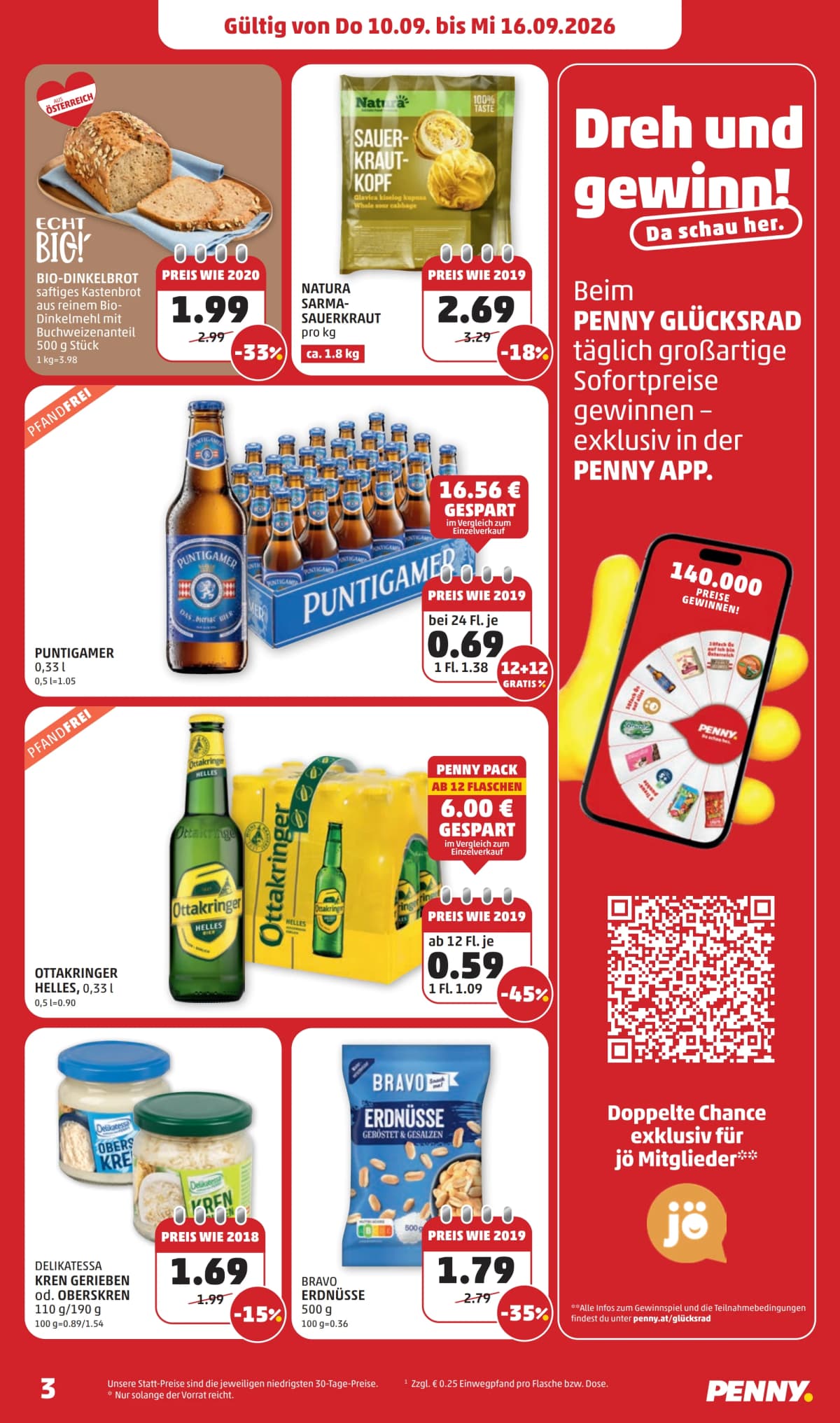 Seite 3 des Penny Flugblatts – Aktuelle Angebote ab 08.09.2026.