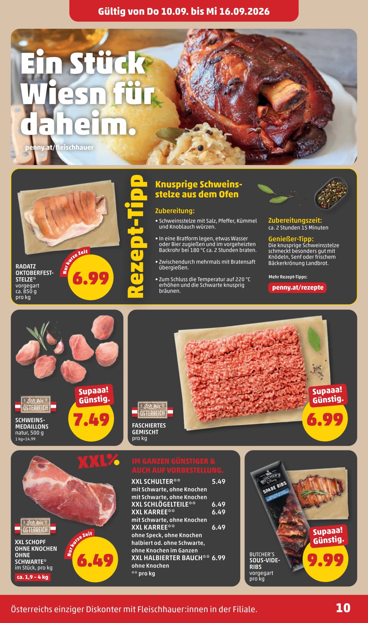 Seite 10 des Penny Flugblatts – Aktuelle Angebote ab 08.09.2026.