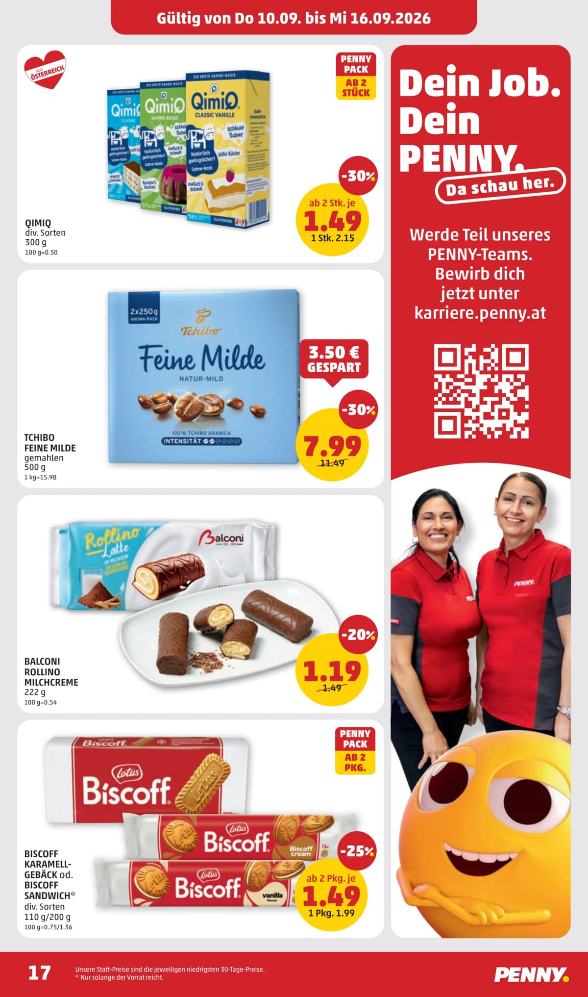 Seite 17 des Penny Flugblatts – Aktuelle Angebote ab 08.09.2026.