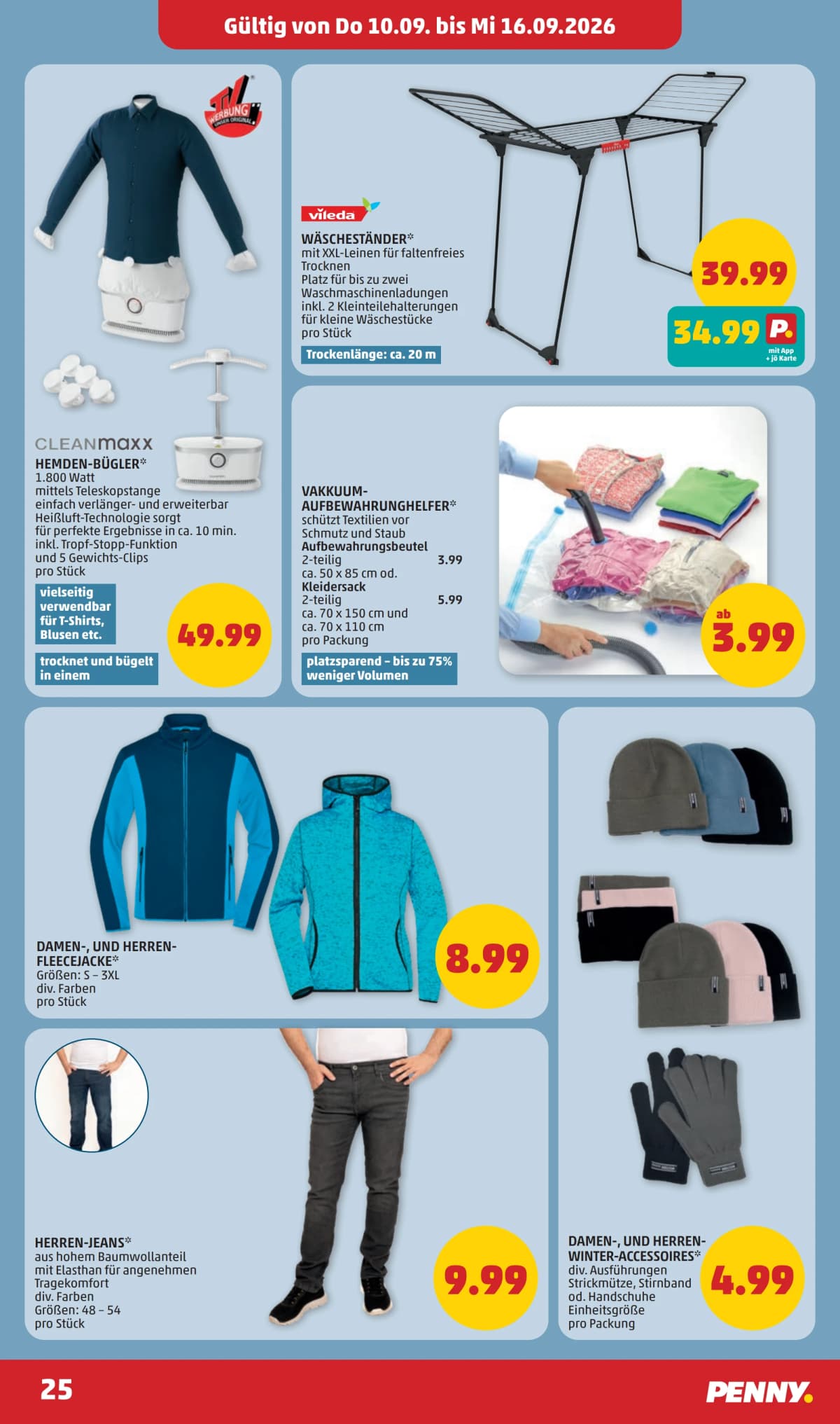 Seite 25 des Penny Flugblatts – Aktuelle Angebote ab 08.09.2026.