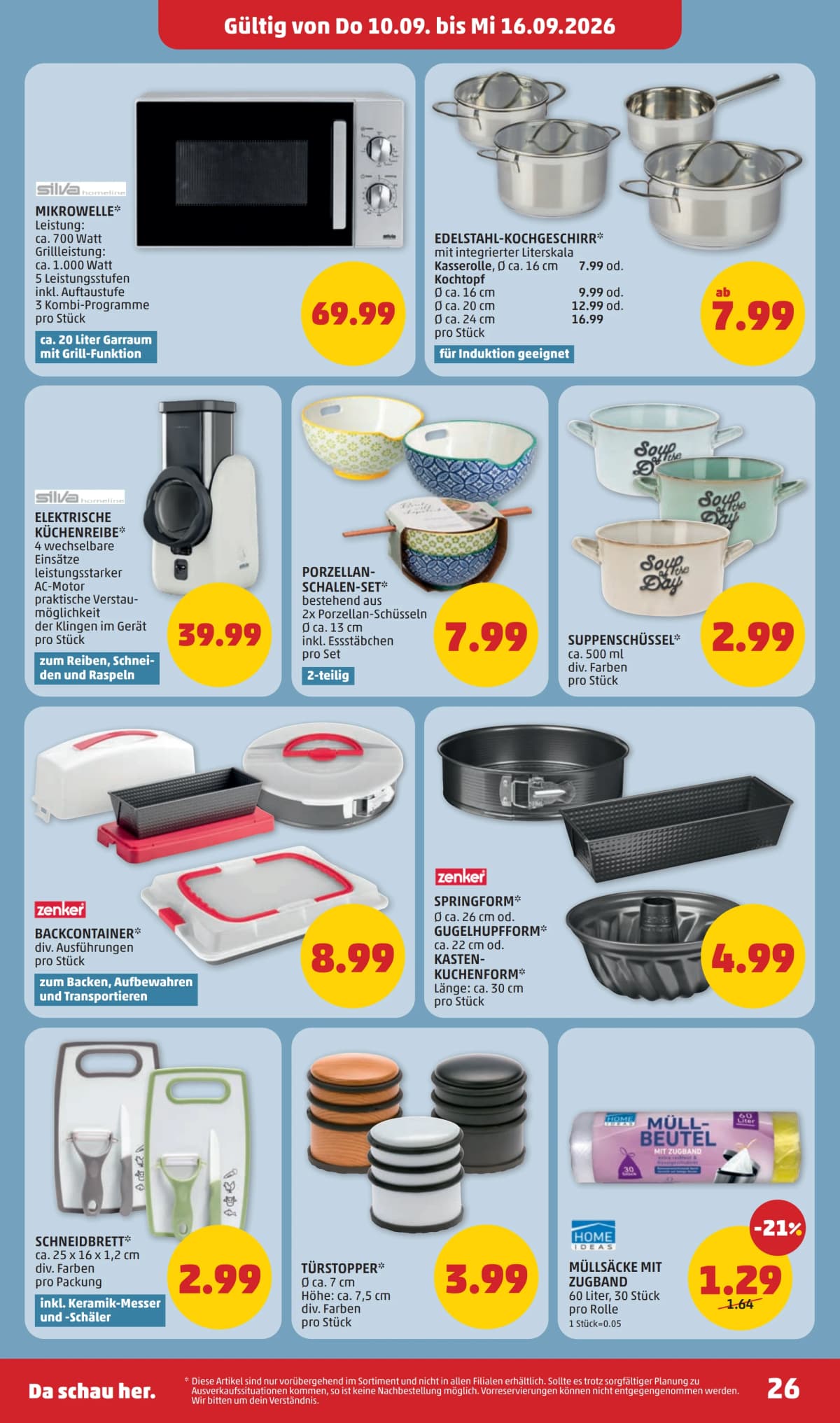 Seite 26 des Penny Flugblatts – Aktuelle Angebote ab 08.09.2026.