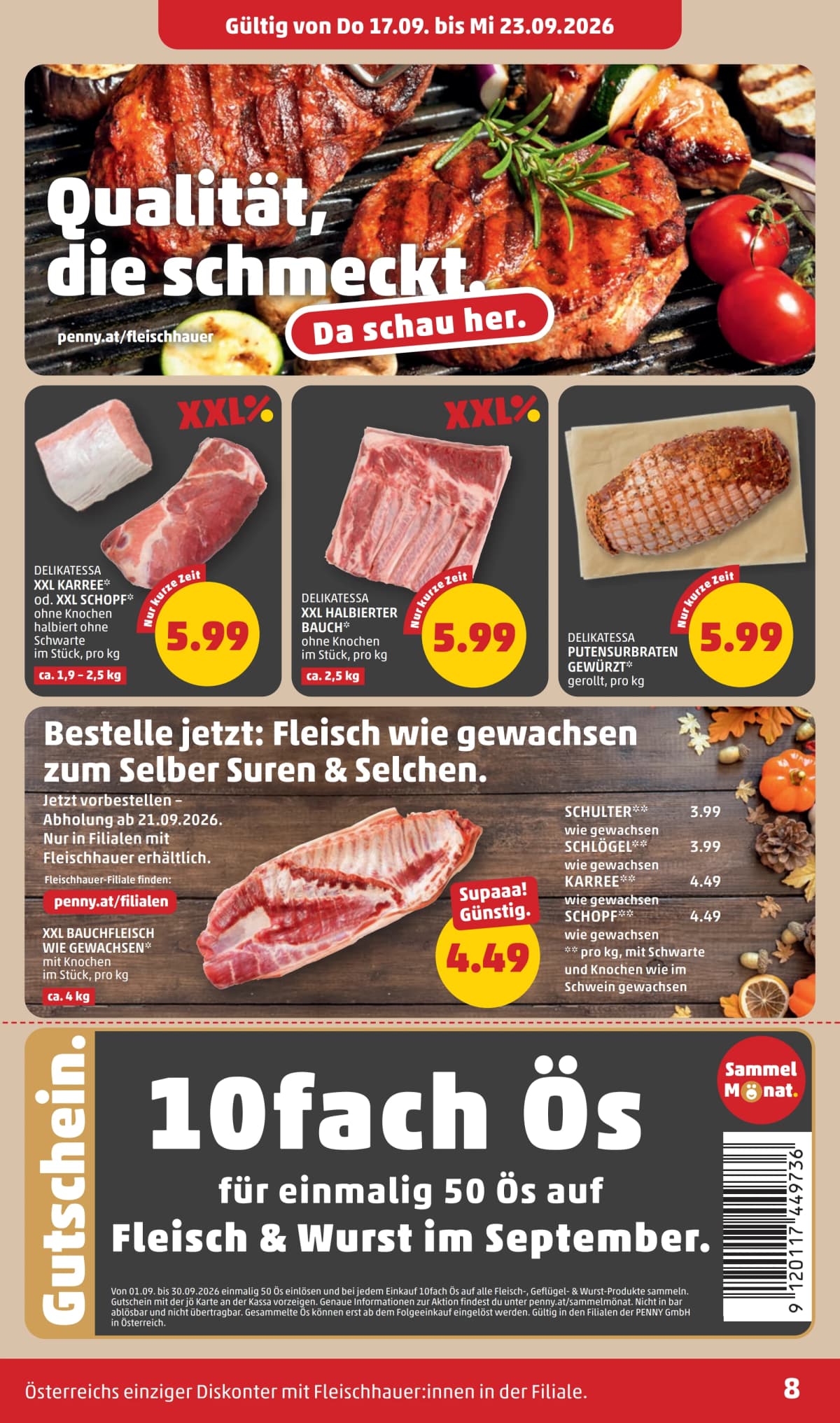 Seite 8 des Penny Flugblatts – Aktuelle Angebote