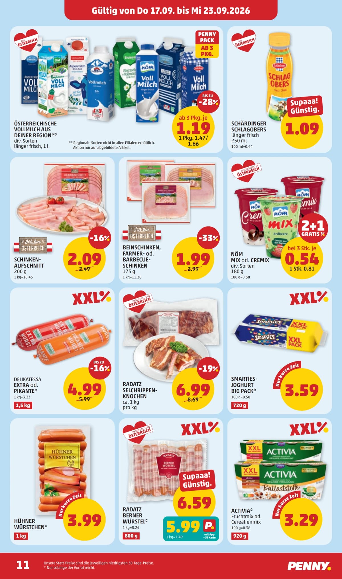 Seite 11 des Penny Flugblatts – Aktuelle Angebote