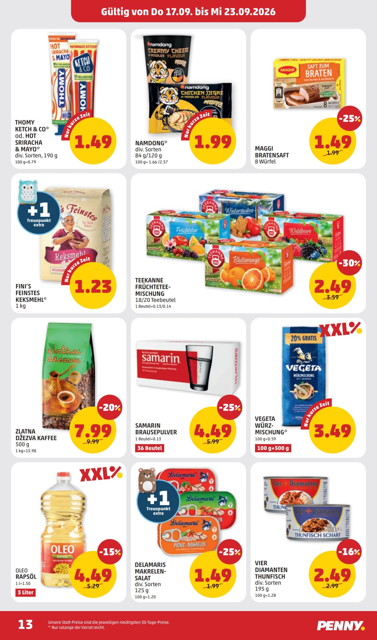 Seite 13 des Penny Flugblatts – Aktuelle Angebote