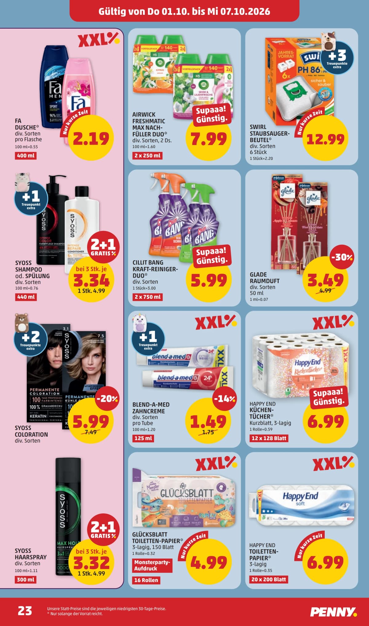 Seite 23 des Penny Flugblatts – Aktuelle Angebote