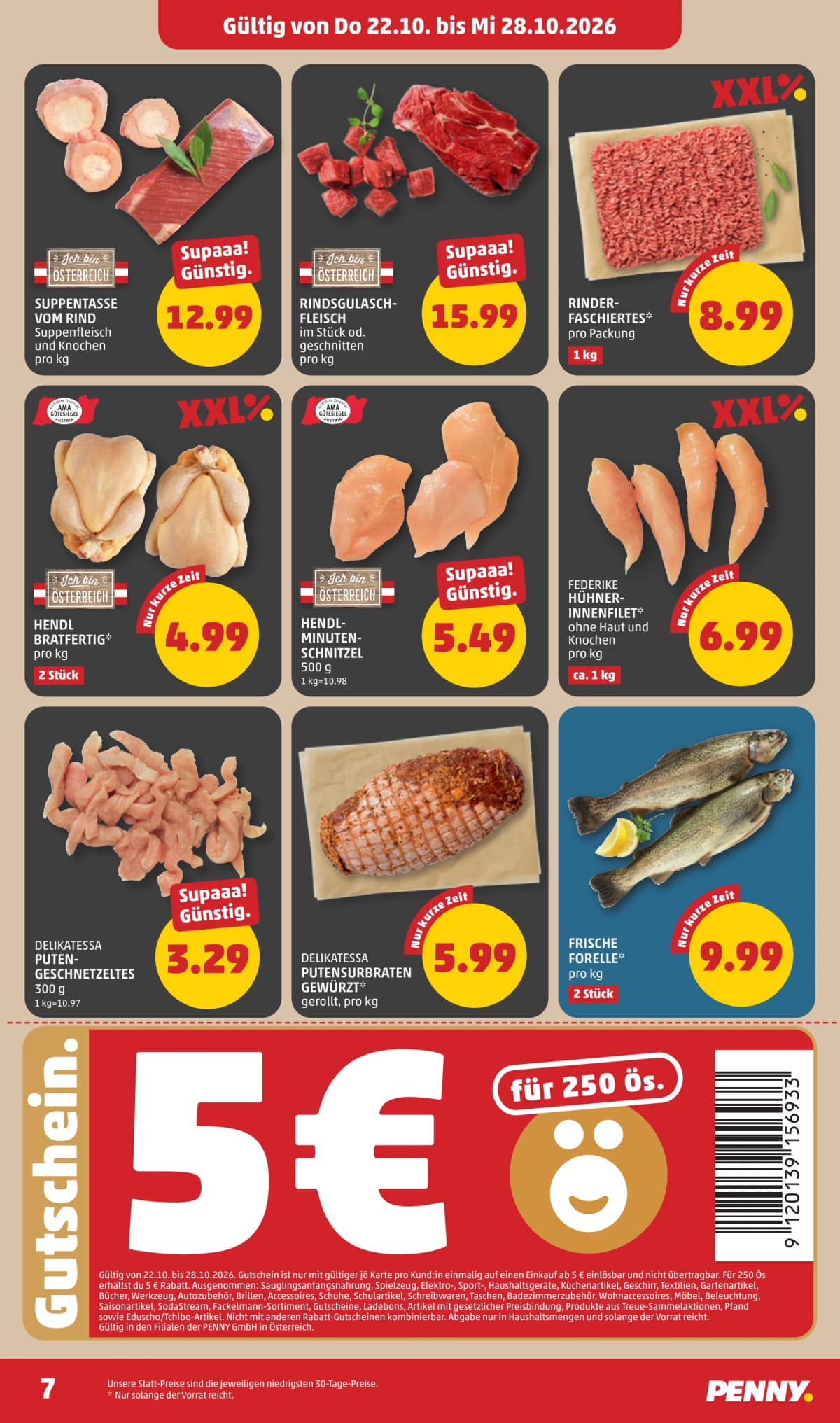 Seite 7 des Penny Flugblatts – Aktuelle Angebote